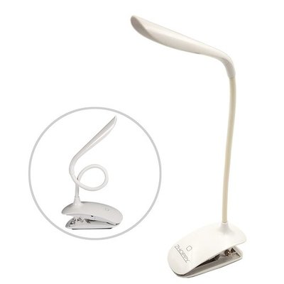 LED Desk Lamp, ZHOPPY Dimmable Clip On Bedside Lamp Table Lights