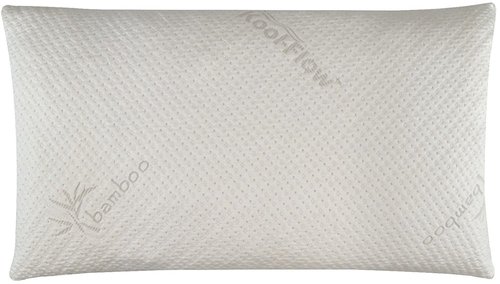 Snuggle-Pedic Bamboo Shredded Memory Foam Pillow having Kool-Flow Micro-Vented Cover >