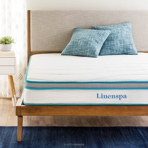 LinenSpa 8-inch Memory Foam and Innerspring Hybrid Mattress