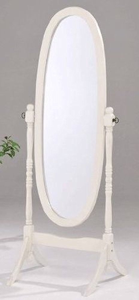 Legacy Décor Swivel Wood Cheval Floor Mirror