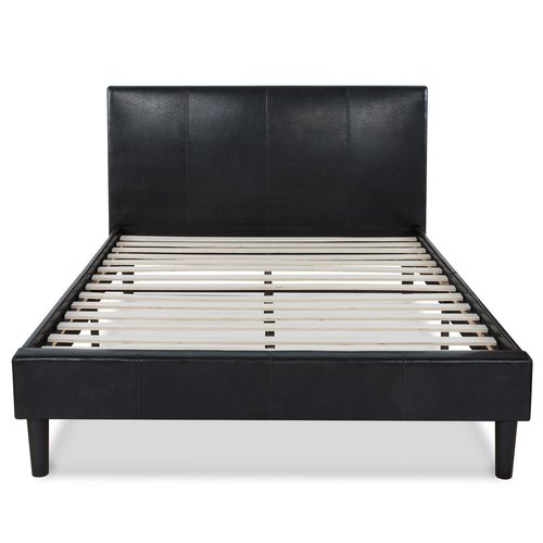 Zinus Deluxe Faux Leather Upholstered Platform Bed