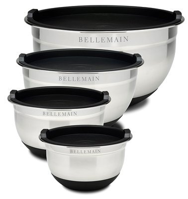Bellemain Stainless Steel Mixing Bowl Set, 4 Pieces