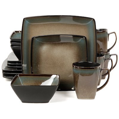 Gibson Elite Tequesta Square Dinnerware Set