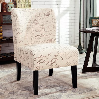 Round hill Furniture Capa English Letter Print Fabric