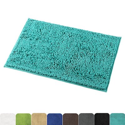 Mayshine Bath Mat with Water Absorbent Soft Microfibers, 20