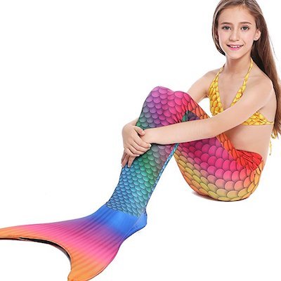 MYLEMERMAID Lycra Kids Size Swimwear