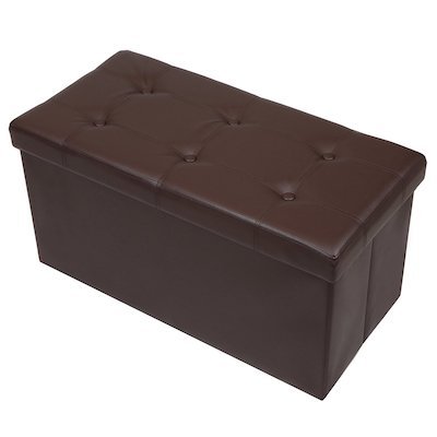 Otto & Ben Ottomans Bench with Faux Leather