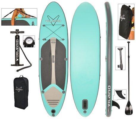 Vilano Navigator SUP Stand Up Paddle Board Package