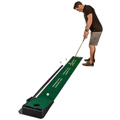 SKLZ Accelerator Pro Indoor Putting Green with Ball Return