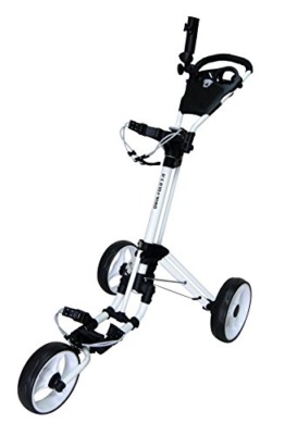 Qwik-Fold 3 Wheel Push Pull Golf CART - Foot Brake