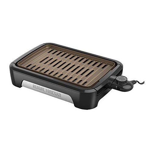 Open Grate Smokeless Grill For Family by George Foreman